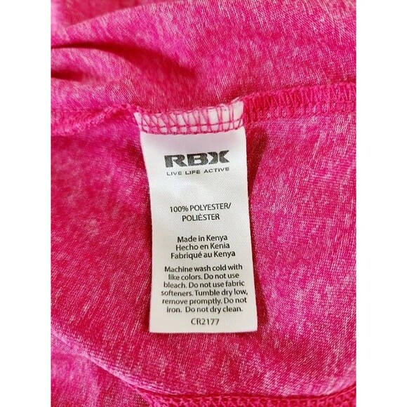 RBX Women's Pink Dri Fit Workout Athletic T-Shirt Size: Medium - Picture 7 of 7
